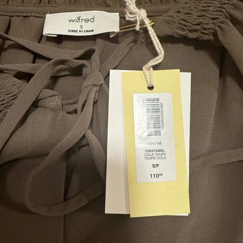 Aritzia Wilfred Cristabel Blouse - Picture 2 of 4